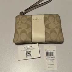 Super Cute Pc, Great Grab N Go! Not Available For Trade At This Time Lc Beige Rectangular Wristlet For Travel, Cream Wallet With Zipper Pouch For Daily Use, Cream Wallets With Zipper Pouch For Daily Use, Cream Pouch Wallet For Travel, Cream Travel Wallet Pouch, Coach Beige Bag With Interior Card Slots, Coach Beige Wristlet For Everyday Use, Beige Rectangular Wallet With Zipper Pouch, Beige Rectangular Coach Clutch