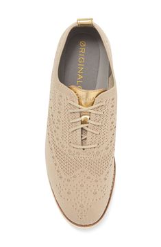 Perforated detailing and a lace-up style complements this oxford. Wingtip toe Lace-up style Back pull-tab Manmade upper and sole Imported Wingtip Oxford, Rye, Pull Tab, Womens Oxfords, Up Styles, Cole Haan, Nordstrom Rack, Oxford, Nordstrom