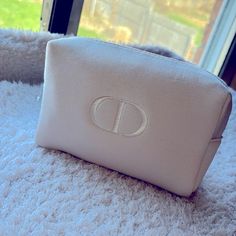 Christian Dior Cream Makeup Pouch Nwot!! Has Never Been Used!! Silver Zipper Plastic Still On The Zipper. *This Is A Dior Beaute Item. Cannot Be Authenticated Dior Cream, Dior Cosmetics, Cream Makeup, Silver Zipper, Makeup Pouch, Dior Bag, Bag Sale, Cosmetic Bag, Christian Dior