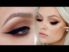 Whether you prefer pencil, gel, or liquid liner, we're teaching you how to make your eyes pop with these simple eyeliner hacks for beginners! Best White Eyeliner, Harmonize Beauty, Ali Andreea, Eyeliner Tutorials, White Liquid Eyeliner, Eyeliner Wing, Applying Eyeliner, Easy Eyeliner, Quick Makeup Tutorial