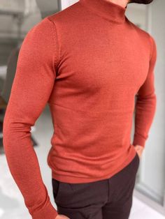 Turtle Neck Outfit Men, Turtle Neck Men, Acrylic Product, Slim Fit Coat, Turtleneck Outfit, Fitted Turtleneck, Polo Tees, Classy Dress Outfits, Coat Design