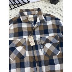 Redhead Brand Co Flannel Brown Long Sleeve Shirt Size Xlt. Beautiful Flannel Shirt. No Rips Or Tears. Brown Long Sleeve Shirt, Flannel Men, Grey Flannel, Brown Long Sleeve, Button Up Shirt Mens, Orange Plaid, Men Shirts, Long Sleeve Flannel, Cotton Flannel