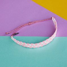 Our Woven Seed Bead Checkerboard Bracelet is truly a standout style. In a super sweet pink-and-white color combo, every one of these bitty beaded beauties is handmade by artisans in India. Wear it solo as a chunky statement piece, or throw it on with other bracelets for an epic stack. - Width of bracelet: .3 inches- Body of bracelet: 5 inches (L)- Adjustable from approximately 2-5 inches in diameter- Because jewelry products are handcrafted by artisans, dimensions may vary from piece to piece Pura Vida Necklace, Midnight Red, Sup Accessories, Surf Accessories, Pura Vida Bracelets, Green Collection, Card Organizer, Cute Sets, Pink Bracelet