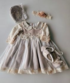 Beautiful christening dress, with vintage aesthetic. Perfect for christening day A beautiful, unique dress, with warm color and retro details. Our dresses are handmade, made with beautiful, soft pastel colors. The lining is pure cotton or viscoze for the baby to feel comfortable. We love classic design and timeless aestehetic. Only hand washing is recommended. Cream Baptism Dress For Spring, Fitted Beige Baptism Dress, Beige Dresses For Baptism In Spring, Cream Lace Baptism Dress For Church, Elegant Beige Dress For First Communion, Cute Cream Dresses For Baptism, Beige Dress For Baptism And Spring, Cute Beige Dress For Baptism, Handmade White Lace Dress