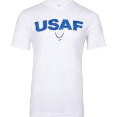 U.S. Air Force Wordform Officially Licensed Aeroplane Apparel Co. Men's T-Shirt - PilotMall.com Air Force Gifts, Radio Control Airplane, Pilot Gifts, Vintage Air, U S Air Force, Military Outfit, Clothing Company, Cool T Shirts, Air Force