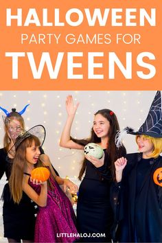 Looking for some fun and spooky Halloween games for tweens? These games are perfect for kids who want to have a good time, but don't want to be too scared. From classic party games with a Halloween twist to new and unique ideas, we've got you covered. Let the fun begin! Games To Play At A Halloween Party, Interactive Halloween Games, Classic Party Games, Halloween Games For Older Kids, 6th Grade Halloween Party Ideas, Halloween Party Activities For Teenagers, Halloween Games Teens, Spooky Halloween Games, Third Grade Halloween