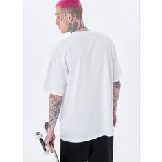 Summer Cotton Solid Color White Oversized T-shirt  Fabric: 100%cotton  Style: Leisure Size: S, M, L, XL, 2XL, 3XL Color: White, Yellow  Occasion: Outdoor, Daily,  Vacation White Boxy Fit Urban T-shirt, Urban Oversized Short Sleeve T-shirt, Boxy Fit Drop Shoulder T-shirt, Baggy Short Sleeve Urban Tops, Baggy White Short Sleeve Tops, White Baggy Short Sleeve Top, Oversized White T-shirt With Letter Print, White Boxy T-shirt With Letter Print, Oversized Short Sleeve T-shirt For Streetwear