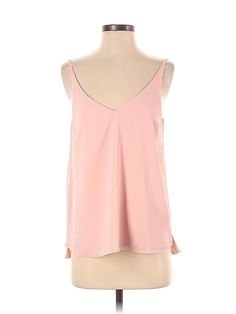 Topshop Sleeveless Blouse Size: 6 - used. No Fabric Content | Topshop Sleeveless Blouse: Pink Tops - Size 6 Affordable Fitted Pink Camisole, Cheap Pink Camisole For Spring, Cheap Pink Vest Top, Chic Cheap Pink Tank Top, Cheap Pink Spring Tank Top, Affordable Pink Tank Top For Day Out, Cheap Pink Tank Top For Spring, Cheap Pink Tank Top For Daywear, Cheap Pink Camisole