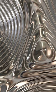 an abstract metal background with wavy lines