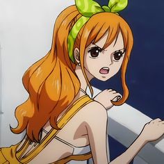 Nami Icons, Bonney One Piece, Animes Emo, Photo Polaroid, Look Legging, Watch One Piece