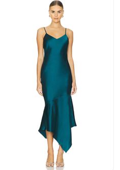 Self: 100% polyesterLining: 100% polyester Made in China Hand wash Unlined Pull-on styling Adjustable shoulder straps Satin fabric Manufacturer Style No. BN308153 Lucille Dress, Teal Cocktail Dress, Coast Dress, Casual Bodysuit, Confident Women, Mauve Dress, Blue Dress Casual, Teal Dress, I Wish I Was