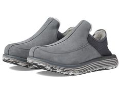 Deckers X Lab Ko-Z Ez Cabrio - Shoes : Grey : Whether you are out for a walk or lounging in your home, the Deckers X Lab Ko-Z Ez Cabrio Shoes promise to cradle your feet with utmost comfort and coziness. EcoTan premium leather upper. This shoe has received the American Podiatric Medical Association (APMA) Seal of Acceptance for promoting good foot health. Breathable leather and cozy textile lining. Ergonomic and removable recycled EVA footbed contains memory foam layering for gentle arch support Sketchers Arch Support Shoes, Medical Shoes Scrubs & Beyond, Ez Shoes, Foot Health, Lab, Slip On Sneaker, Memory Foam, Leather Upper, Shoe Boots