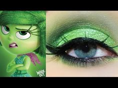 Inside Out Disgust, Disney Costume Makeup, Monster Makeup, Horror Makeup