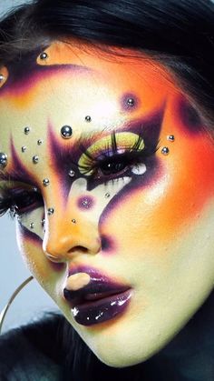 Makeup Ideas 2023, Alien Makeup, Monster Makeup, Amazing Tools, Extreme Makeup, Creepy Halloween Makeup, Face Art Makeup, Graphic Makeup