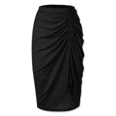 Udear Black Ruched Side Pencil Skirt Size L Description: Look Lovely In This Figure Skimming Pencil Skirt Featuring A Drawstring At The Side To Create Flattering Ruched Detail. Stretch-Blend Fabric Ensures A Comfy Feel As You Stride Through The Day. * Knit * 95% Polyester / 5% Spandex * Machine Wash * Imported Black Ruched Stretch Skirt, Black Ruched Skirt For Party, Party Skirt With Ruched Sides In Black, Black Party Skirt With Ruched Sides, Black Party Skirt With Folds, Black Skirt With Ruched Sides For Night Out, Black Knee-length Gathered Skirt Bottoms, Black Gathered Knee-length Skirt, Casual Ruched Knee-length Skirt