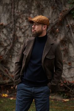 Fleurs de Bagne Tweed Blazer Le Milord Redstart Military Officer, Tweed Blazer, Denim Jacket, England