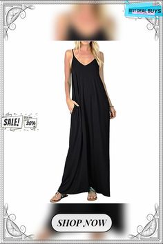 Women's Long Dress Maxi Dress Casual Dress Summer Dress Slip Dress Pure Color Streetwear Casual Outdoor Daily Holiday Backless Pocket Sleeveless Strap Dress Regular Fit Armygreen Black Wine Spring Party Maxi Dress With Pockets, Black Sleeveless Dress With Pockets, Sleeveless Maxi Dress With Pockets For Vacation, Black Beach Dress With Pockets, Summer V-neck Maxi Dress With Pockets, Summer Party Maxi Dress With Pockets, V-neck Maxi Summer Dress With Pockets, V-neck Maxi Dress With Pockets For Summer, Summer Maxi Dress With Pockets And V-neck