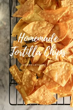 Homemade Tortilla Chips Mexican Tortilla, Tortilla Chip Recipe, Chip Recipe, Baked Tortilla Chips, Tortilla Chip, Homemade Tortilla, Nacho Chips, Homemade Tortilla Chips, Gluten Free Tortillas