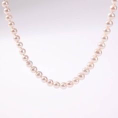 We have selected the best-selling pearl size 6-7mm strand for a special promotion. It is perfect for all ages and all occasions, either to wear alone or layer with other necklaces. The pearl lusters are fantastic. Again, this is one of the choices for the best price for best quality. Materials: 925 Sterling Silver Clasp. Pearls size 6-7 mm length 18 inches A FREE luxury jewelry box is included for high-quality pearl items. Freshwater pearls shimmer with very light overtones and creamy white body Classic Pear-shaped Pearl Necklace, Pearl White Single Strand Pearl Necklace, Single Strand Pear-shaped Pearl Necklace, Classic Pear-shaped Pearl Necklace With Charm, Luxury Jewelry Box, Beauty Features, Freshwater Pearl Necklace, White Freshwater Pearl, Pearl Types