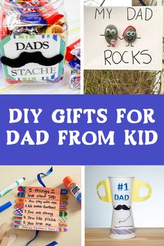 My children love making their dad homemade gifts. I love ordering his gifts online, but I think the meaning behind homemade fathers day craft ideas is priceless. Find DIY gifts for Dad from kid this Father's day. Dad Birthday Craft, Diy Birthday Cards For Dad, Gifts For Dad From Kids, Homemade Gifts For Dad, Valentine Gift For Dad, Kid Diy, Diy Gifts To Make