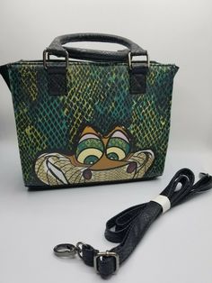 Rare Loungefly Disney Kaa from Jungle Book Purse Handbag New without Tags. Shipped USPS Priority Mail. Book Purse, Loungefly Disney, Mcm Logo, Disney Fun, Louis Vuitton Speedy Bag, Priority Mail, Purses And Handbags, Bags Handbags, Top Handle Bag