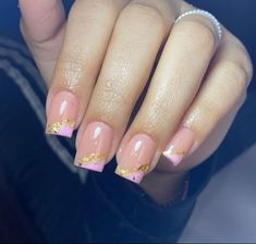 Natural Gel Nails, Pink Tip Nails, Business Nails, Cow Nails, Super Cute Nails, Coffin Nails Designs