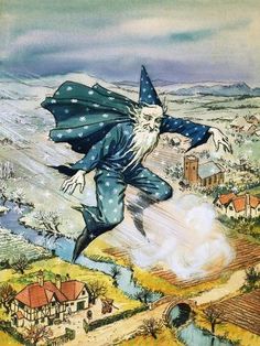 an image of wizard flying through the air