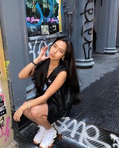 Soho Nyc Aesthetic, Night Red Dress, Rubber Shoes Outfit, Black Hair Asian, All Red Outfit