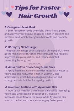 Discover the ultimate secrets to faster Indian hair growth! From Ayurvedic remedies to scalp massage techniques, these natural hair care tips will leave your hair longer, healthier, and shinier. Say goodbye to breakage and hello to luscious locks. 💆‍♀️✨ Learn how to boost growth with powerful ingredients. Follow for more hair growth tips, DIY masks, and beauty hacks for glowing skin and gorgeous hair! 💖 #IndianHairCare #HairGrowthTips #NaturalRemedies #LongHairGoals #HealthyHair #hair #pinterest #haircare #beautyroutine #selfcareroutine #selfcaretips #selflove #1 #fyp #trendingnow #trendy At Home Hair Care, Hair Masks To Grow Hair Fast, How To Boost Hair Growth, Hair Products To Grow Hair Faster, Flaxseed For Hair Growth, How To Clean Scalp, Ways To Grow Your Hair Faster, Hair Growth Remedies, Women Health Care Tips