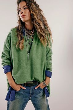 Phoebe Pullover | Free People Wantable Outfits, Free People Winter, Cropped Jumpers, Cozy Womens Sweaters, Scarlet Ibis, Free People Cardigan, Boho Sweater, Oversized Jumper, Sweater Collection