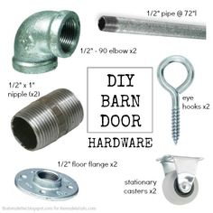 an assortment of different types of pipe fittings and accessories for the homeowner