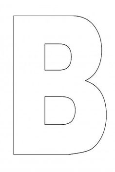 the letter b is made up of black and white paper, which has been cut out into