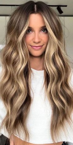 Blonde Hairstyle, Bronde Hair, Brunette Hair With Highlights, Dirty Blonde Hair, Styles Ideas, Brown Blonde Hair, Long Blonde