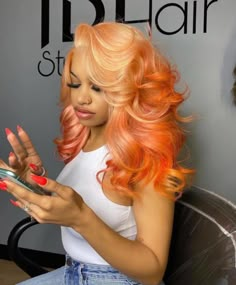 Hair Orange, Hair Wigs For Women, Wavy Wig, Lace Front Human Hair Wigs, Lace Front Human Hair, Wigs For Women