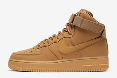 Nike Air Force 1 High ‘Flax’ 2019 Nike Air Force High, Air Force High, Nike Air Force One, Nike Design, Nike Air Force 1 High, Air Force 1 Mid, Nike Outlet, Air Force 1 High, Mens Athletic Shoes