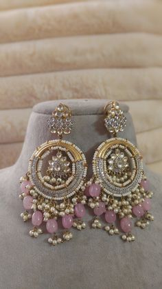 Very Fine Designer Sabyasachi Inspired Kundan cz Jhumkas | Long Kundan Chandbalis Earrings |  Premium Quality, Exquisite Craftsmanship Making Time 10-15 Days Style: Victorian In Personal trust me this is so much beautiful and in great quality, video call also available too see our products. Stunning Sonam Kapoor inspired Jadau Kundan Jhumka statement earrings with green onyx Pearls chains and drops. Perfect to make a statement at weddings. Earrings come with attached sahare (kaanchain) for support High quality and craftsmanship. Closure: Pushback Highest quality and craftsmanship   Women love jewellery; specially artificial jewellery adore a women, They wear it on different occasion, They have special importance on ring ceremony, wedding and festive time, They can also wear it on regular b Luxury Chandbalis Drop Earrings For Celebration, Luxury Bollywood Earrings With Latkans, Luxury Kundan Jhumkas For Eid, Luxury Kundan Jhumkas With Zari Work, Luxury Fusion Bridal Earrings For Diwali, Luxury Formal Women's Chandbalis, Luxury Kundan Chandelier Earrings For Wedding, Traditional Luxury Jeweled Danglers, Luxury Hand-set Chandbali Diamond Earrings