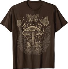 Moth Aesthetic, Mushroom Aesthetic, Women Graphic, Aesthetic Shirts, Funny Graphic Tees, Tour T Shirts, Grunge Aesthetic, Dream Clothes, Aesthetic Girl