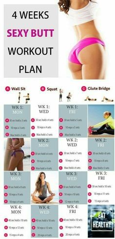 a woman's workout plan is shown in this image