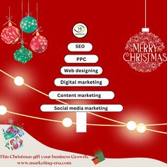 Digital marketing post for Christmas season. Christmas Creative Post For Digital Marketing Agency, Digital Marketing Christmas Post, Creative Christmas Post, Merry Christmas Social Media Post, Christmas Social Media Posts, Christmas Advertising Design, Digital Marketing Post, Christmas Ads, Christmas Poster Design