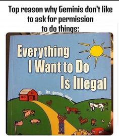 a book with the title top reason why germis don't like to ask for permission to do things