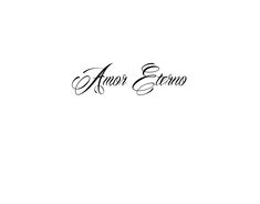 the word anns eterno written in black ink