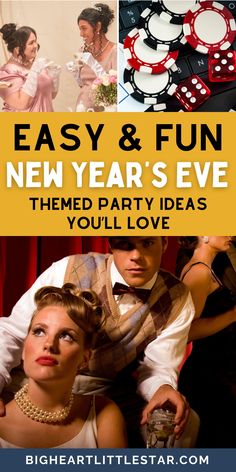 a collage of photos with the words easy and fun new year's eve party ideas you'll love New Year’s Eve Birthday Party Ideas, New Years Themes Ideas, Nye Theme Party, New Year’s Party Theme, New Years Pajama Party, New Year’s Eve Party Themes, New Year’s Eve Theme, Year End Party Theme, Nye Party Themes For Adults