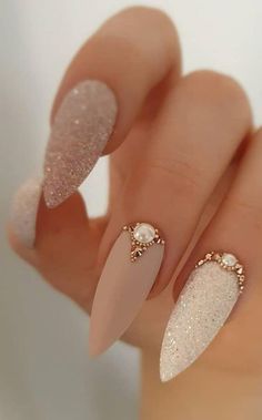 Bright Nail Designs, Glitter Nails Acrylic, Shiny Nails, Bright Nails, Nail Designs Glitter, Bridal Nails, Glitter Nail Art, Coffin Nails Designs, Nail Arts