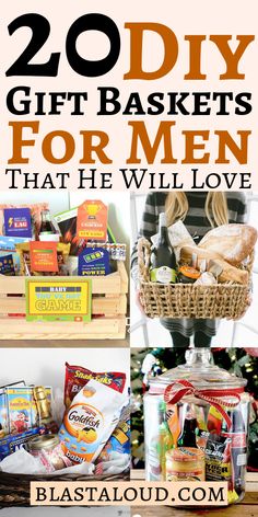 the top 20 diy gift baskets for men that he will love