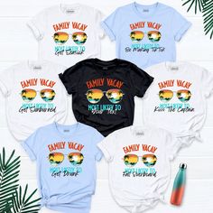 Family Vacay Shirt, Custom Summer Shirt, Family Travel Matching Shirt, Custom Family Vacation Shirts, Custom Vacation 2024 Shirt, Beach Tees. Hi! Welcome to our store. It's good to see you here. Our aim is to offer you first-class clothing in your most beautiful moments with our graphic t-shirts that we designed or designed with your ideas. I am sure you will like our designs for your family, friends and you. IMPORTANT MATTERS FOR ORDERING: 1-) Please check and review all photos. 2-) Our sizes a Casual Cotton Shirt For Family Vacation, Casual Letter Print Shirt For Family Vacation, Multicolor Crew Neck Shirt For Vacation, Casual Shirt With Letter Print For Family Vacation, Casual Cotton Tops For Family Vacation, Cotton Tops For Family Vacation, Casual Relaxed Fit Shirt For Family Vacation, Casual Tops For Beach Season Family Vacation, Casual Short Sleeve Tops For Family Vacation