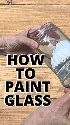 Glass Jars Diy, Diy Home Decor Living Room, Crafts With Glass Jars, Decoupage Jars, Painted Glass Vases, Build Furniture