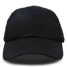 a black baseball cap on a white background with clippings to the front and side