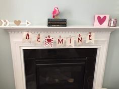 Be Mine banner, Valentines banner, Valentines garland, Silly Little Goose Designs, Elizabeth City, NC Valentine Signs, Valentines Garland, Valentine Garland, String Of Lights, Valentine Banner, Fabric Banner, Burlap Fabric