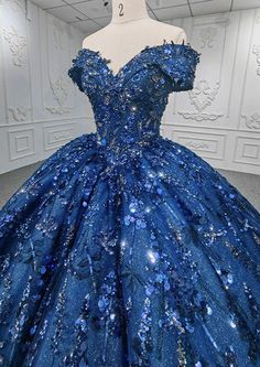 LA015 Dark Blue Quinceanera Dresses, Bar In Home, Royal Blue Quince, Royal Blue Quinceanera, Quince Dresses Blue, Quinceñera Dresses