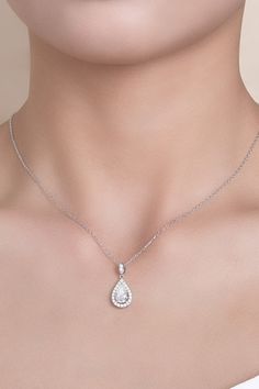 Experience timeless beauty with 1.5 Carat Moissanite 925 Sterling Silver Teardrop Necklace. ✨A touch of elegance at LOVCIA. 💎 Discover more at https://lovcia.com     #Lovcia #LovciaJewelry #GiftsForWomen #Necklaces #NecklacesForWomen #Women'sNecklaces #PersonalStyle #JewelryForWomen #JewelryForGirls #GiftForHer #GiftForLove #SterlingSilverNecklaces #TimelessElegance #LOVCIAShine #925SterlingSilver Luxury Sterling Silver Jewelry With Classic Design, Affordable Jeweled Silver Necklaces, Luxury Sterling Silver Necklace For Gift, Cheap Elegant Custom Sterling Silver Necklace, Luxury Silver Sterling Silver Crystal Necklaces, Luxury Sterling Silver Necklaces With Accent Stones, Luxury Tarnish-resistant Sterling Silver Necklace, Luxury Sterling Silver Necklace As Gift, Silver Zircon Necklace